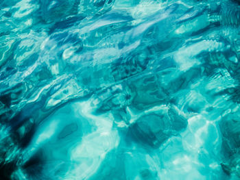 High angle view of swimming pool