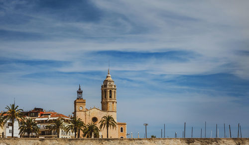 Low angle view of cathedral against sky