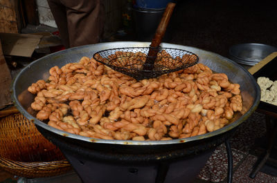 Close-up of food in market