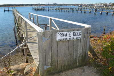 Pier on jetty