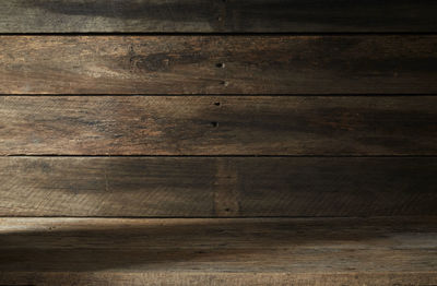 Surface level of wooden floor