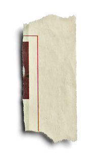 Close-up of open book against white background