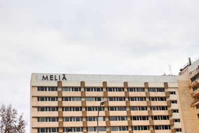 Low angle view of building against sky