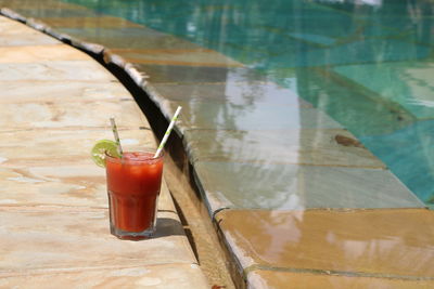 Close-up of drink on table
