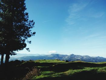 Scenic view of landscape against sky