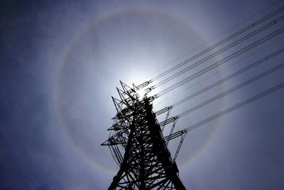 Low angle view of cloudy sky