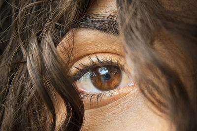 Close-up portrait of woman