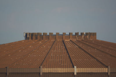 Low angle view of building against sky