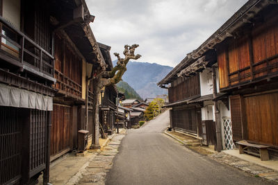 Street amidst buildings in city