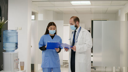 Female doctor standing in hospital