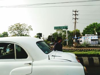 Car on road