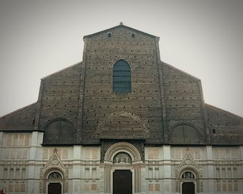 Low angle view of historic building