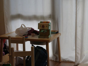 Chairs and table at home