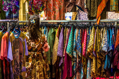 Full frame shot of colorful shop for sale