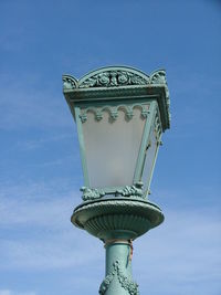 Low angle view of tower against clear sky