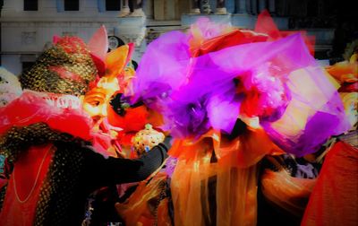 Close-up of multi colored flowers