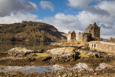 Old ruins against sky