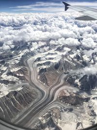 Aerial view of mountain