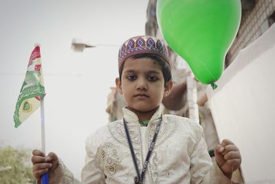 Portrait of cute boy