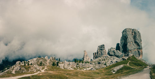 Panoramic view of landscape against sky