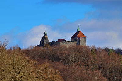 Scenic view of a medieval castle in upper franconia