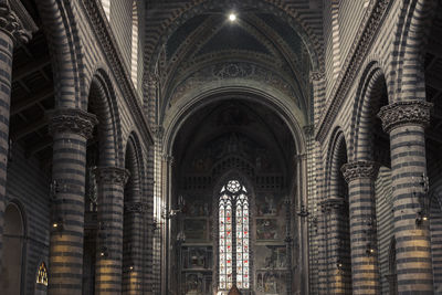 Interior of historic cathedral