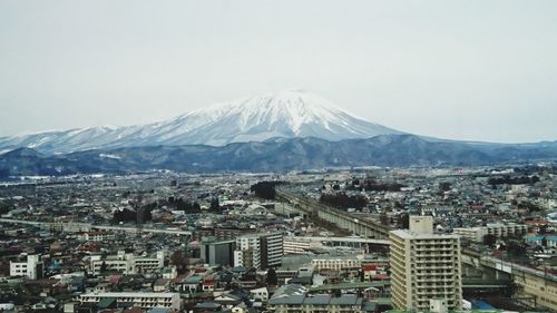 Aerial view of city