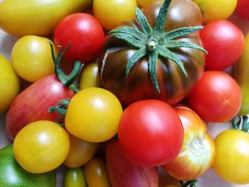 Close-up of fruits on table