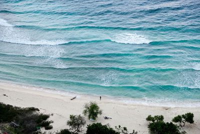 Beautiful view of cristo rei backside beach or known as dolok oan beach in dili, timor leste. 