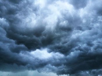 Low angle view of cloudy sky