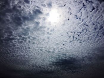 Low angle view of cloudscape