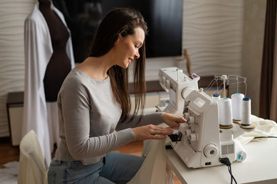 Woman working in office