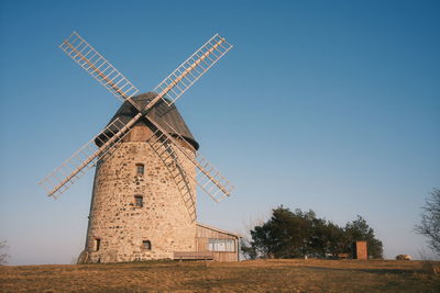 Historical windmill - teufelsmühle weddersleben