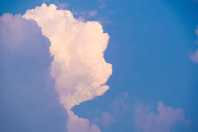 Low angle view of clouds in sky