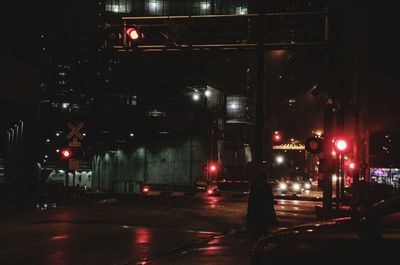 Street light at night