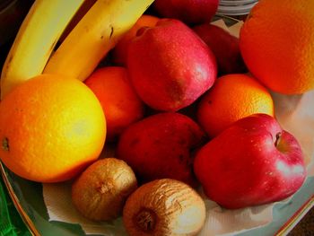 Full frame shot of fruits in market