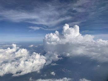 Low angle view of clouds in sky