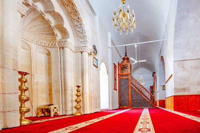 Panoramic view of temple outside building