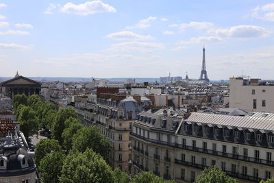 Panoramic view from galeries lafayette