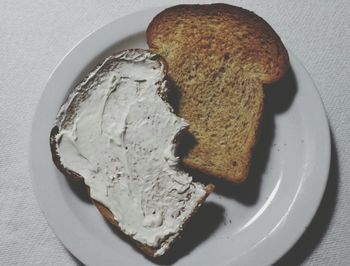 Close-up of served in plate