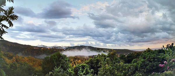 Panoramic view of landscape against sky