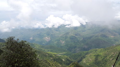 Aerial view of landscape