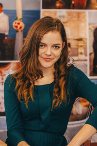 Portrait of a smiling young woman