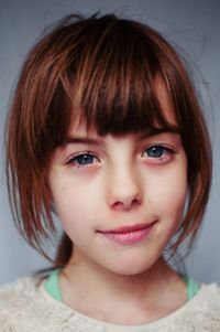 Portrait of beautiful young woman