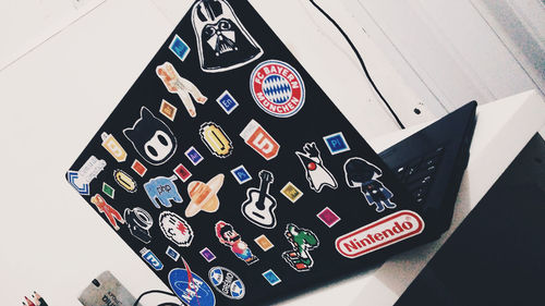 Low angle view of telephone pole