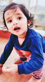 Portrait of cute boy