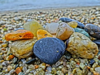 Stones on beach