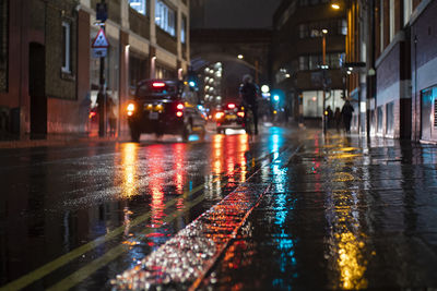 Rainy london night