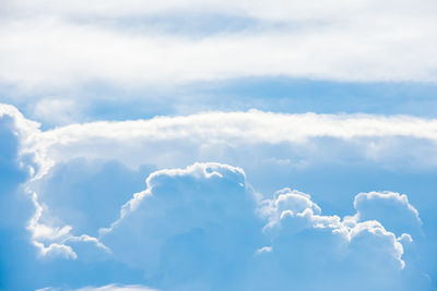 Low angle view of clouds in sky
