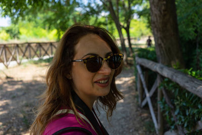 Portrait of a smiling young woman